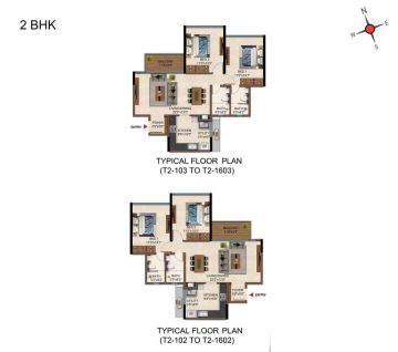 Divyasree Yelahanka 3 BHK floor plan